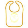 Infant Contrast Trim Terry Bib Thumbnail