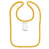 Infant Contrast Trim Terry Bib Thumbnail